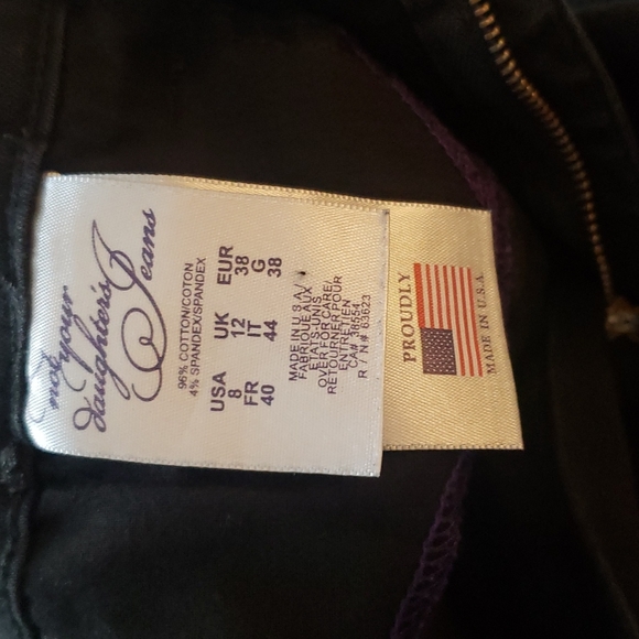 NYDJ BLACK JEANS BOOT CUT LIFT & TUCK SIZE 8 - Picture 5 of 7